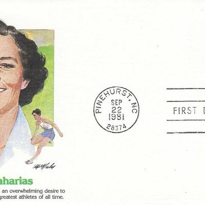 Babe Zaharias FDC