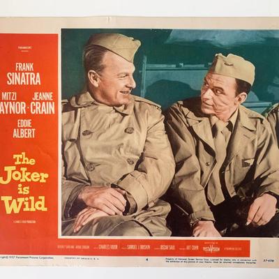 The Joker Is Wild original 1957 vintage lobby card