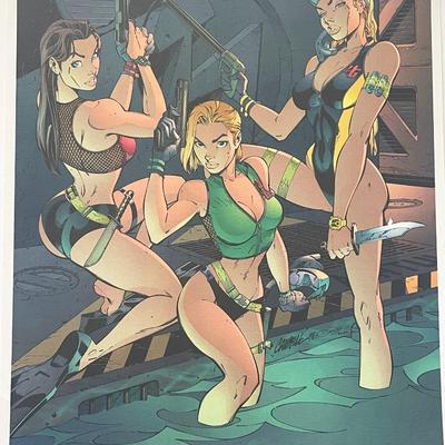 Danger Girl 1998 Comic Art by J. Scott Campbell