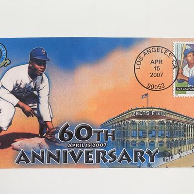 Jackie Robinson 60th Anniversary first day of issue