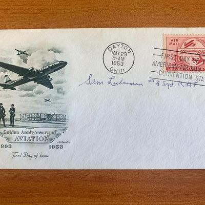 Sam Lieberman signed first day cover