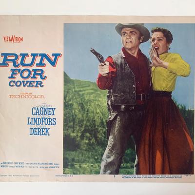 Run for Cover original 1955 vintage lobby card