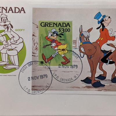 Grenada 1979 Goofy Disney First Day Cover