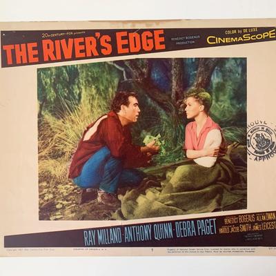 The River's Edge original 1957 vintage lobby card