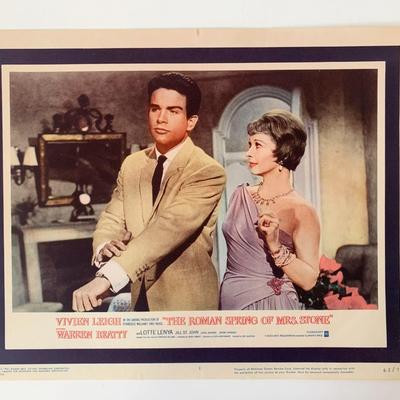 The Roman Spring of Mrs. Stone original 1962 vintage lobby card