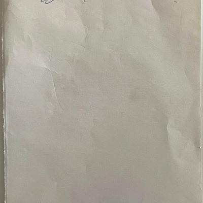 William French Smith original signature