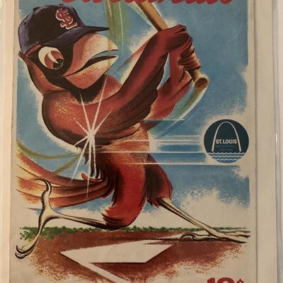 St. Louis Cardinals Busch Stadium Scorecard Magazine