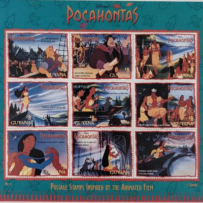 Disney's Pocahontas Stamp Sheet - Guyana