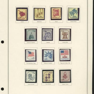 1975-81 Coil Stamp Set