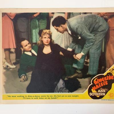 Ringside Maisie original 1941 vintage lobby card