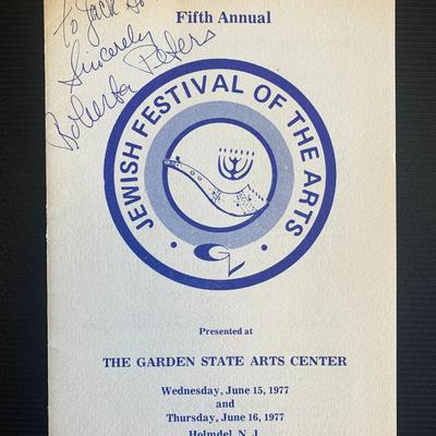 Roberta Peters Signed Program