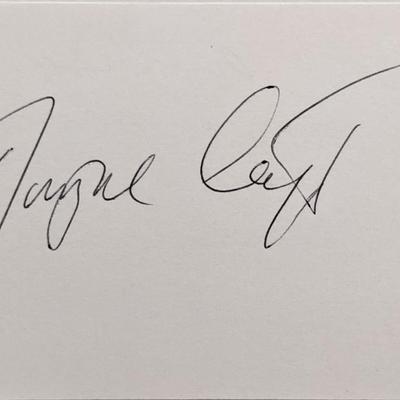 Opera singer Dwayne Croft original signature