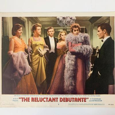 The Reluctant Debutante original 1958 vintage lobby card