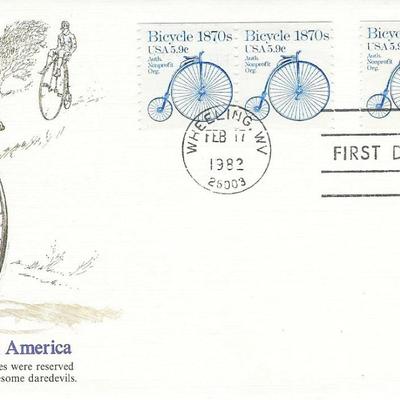 Bicycling in America FDC