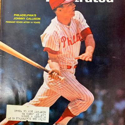 Sports Illustrated Magazine 1964 Johnny Callison Issue