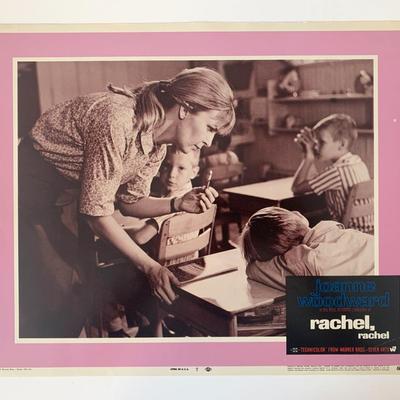 Rachel Rachel original 1968 vintage lobby card
