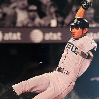 Ichiro Suzuki wall decoration. 10x10 inches