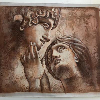 Venetian inspired original painting on canvas