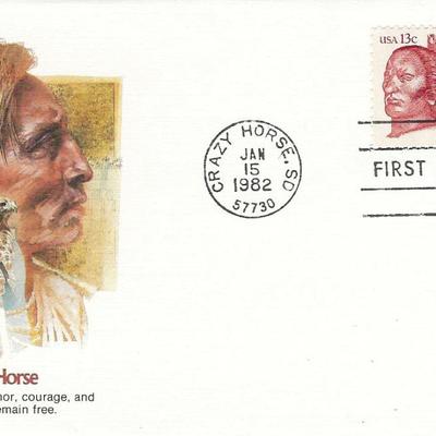 Crazy Horse FDC