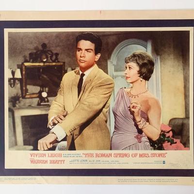 The Roman Spring of Mrs. Stone original 1962 vintage lobby card