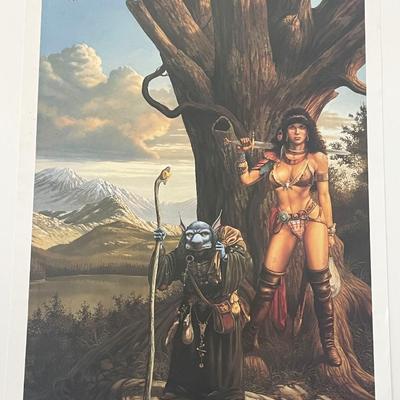 Ancients & Innocents  - Journey to the Gathering Art Print by Larry Elmore