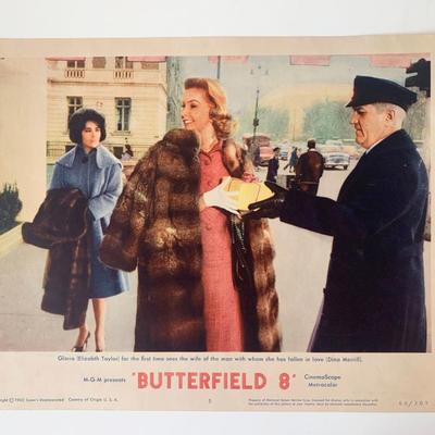 Butterfield 8 original 1960 vintage lobby card