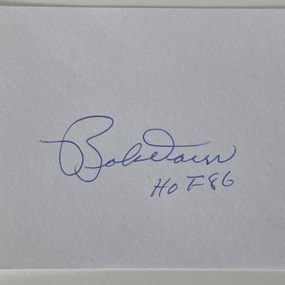 Boston Red Sox Bobby Doerr autograph note