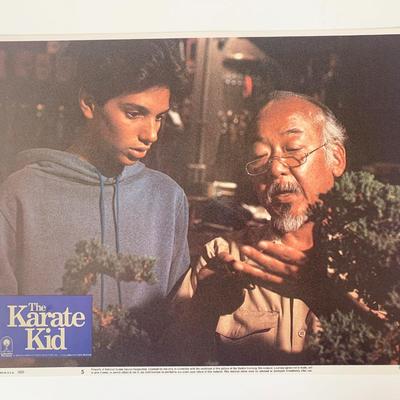 The Karate Kid original 1984 vintage lobby card