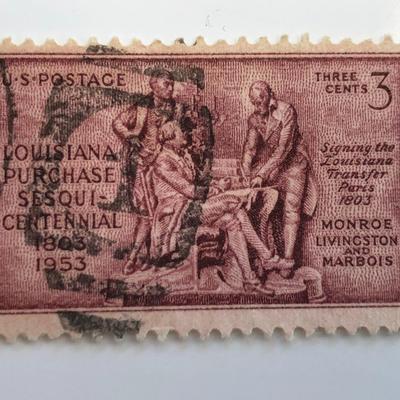 1953 3¢ Louisiana Purchase Sesquicentennial Stamp