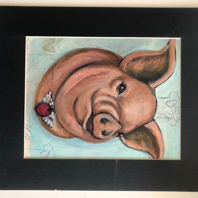 Fenway the Pigasus Original Hand Drawn Art - Seaux 1983