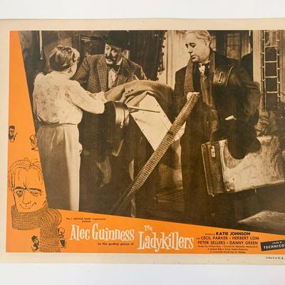 The Ladykillers original 1955 vintage lobby card