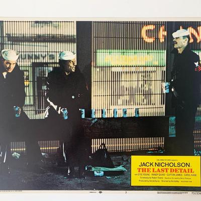 The Last Detail original 1973 vintage lobby card