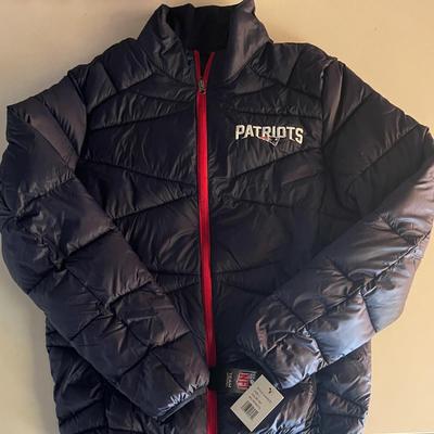 New England Patriots logo jacket. Size large