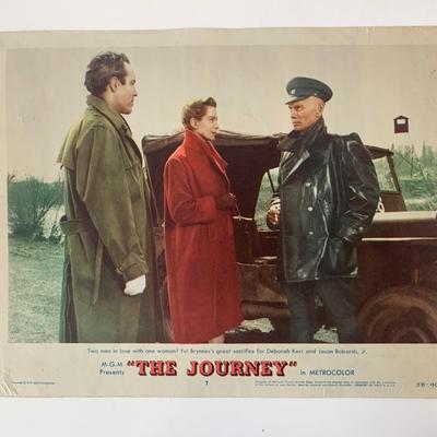 The Journey original 1958 vintage lobby card