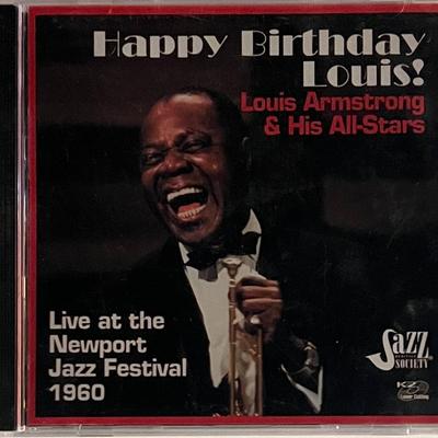 Louis Armstrong Happy Birthday Louis CD. 5x6 inches