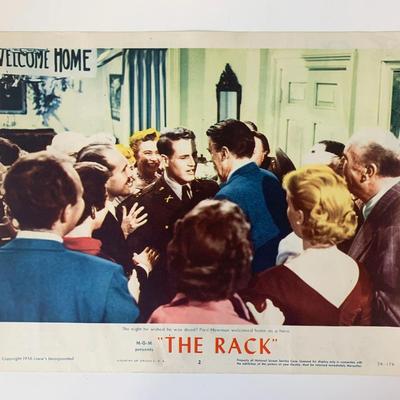 The Rack original 1956 vintage lobby card