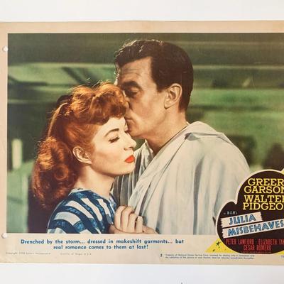 Knights of the Round Table original 1954 vintage lobby card