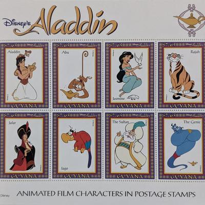 Disney's Aladdin Stamp Sheet - Guyana