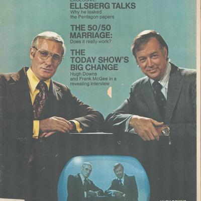 Hugh Downs and Frank McGee Look Magazine Oct. 5, 1971