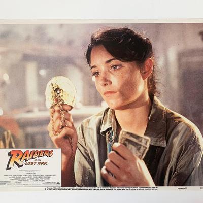 Raiders of the Lost Ark original 1981 vintage lobby card