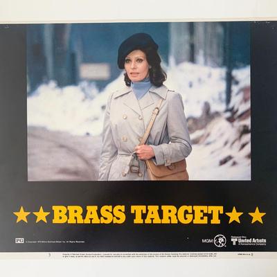 Brass Target original 1978 vintage lobby card