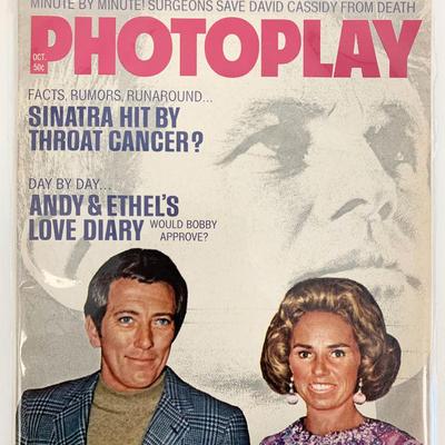 Photoplay Magazine October 1971 Andy Williams, Ethel Kennedy, Frank Sinatra