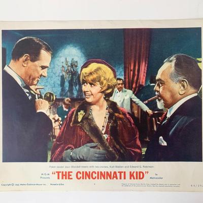 The Cincinnati Kid original 1965 vintage lobby card