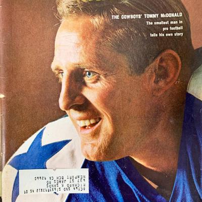 Sports Illustrated  Magazine 1964 Tommy McDonald Issue