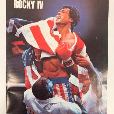 Rocky IV Vintage  Movie Program (1985)