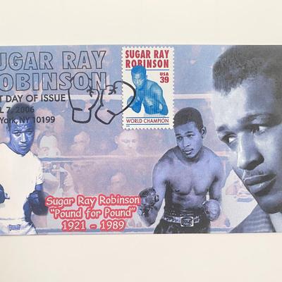 Sugar Ray Robinson first day of issue