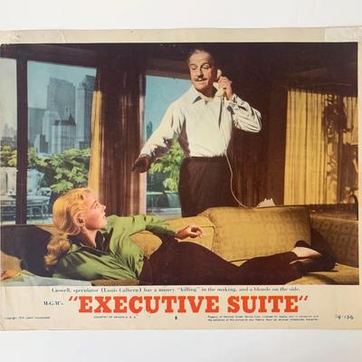 Executive Suite original 1954 vintage lobby card