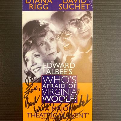 David Suchet signed Who's Afraid of Virginia Wolf? playbill