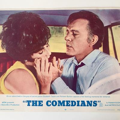 The Comedians original 1967 vintage lobby card