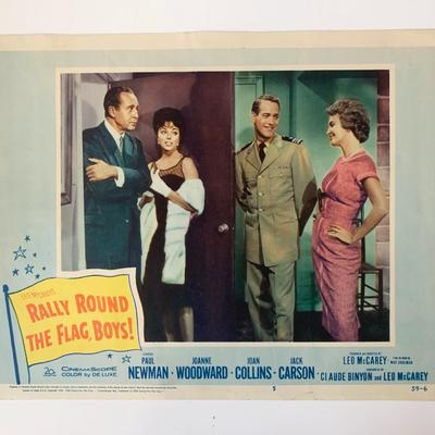 Rally Round the Flag, Boys! original 1958 vintage lobby card